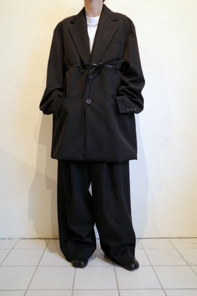 画像16: ssstein         OVERSIZED LAPELED COMBINATION JACKET・BLACK