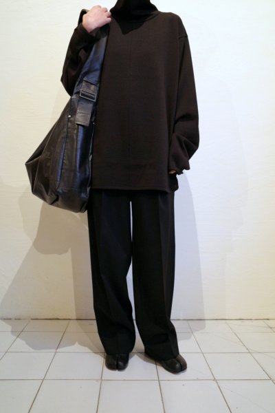 画像10: ssstein         SHIRRING HANDLE LEATHER SHOULDER BAG・LEATHER/BLACK