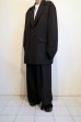 画像12: ssstein         OVERSIZED SINGLE BREASTED LONG JACKET・BLACK