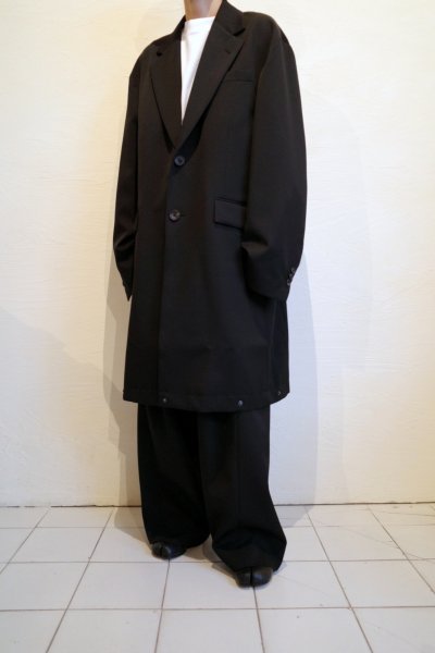 画像9: ssstein         OVERSIZED LAPELED COMBINATION JACKET・BLACK