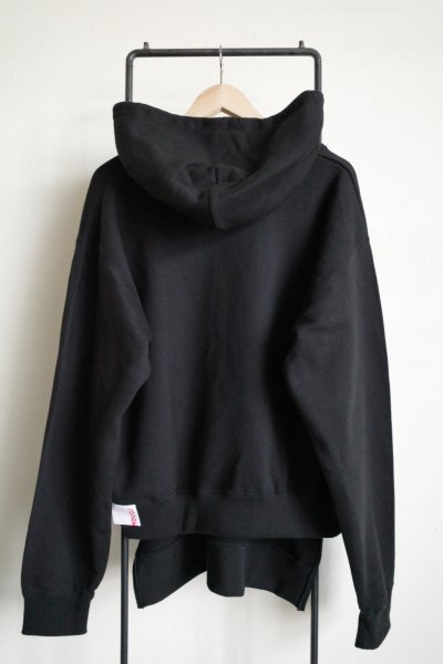 画像2: renewces       "Re:Hooded parka whith different lengths for front and back"・black