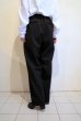 画像6: ssstein       TWO TUCK EASY TROUSERS・BLACK