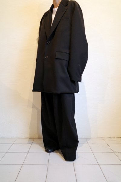 画像14: ssstein         OVERSIZED LAPELED COMBINATION JACKET・BLACK
