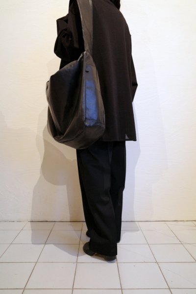 画像12: ssstein         SHIRRING HANDLE LEATHER SHOULDER BAG・LEATHER/BLACK