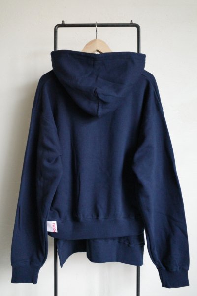 画像2: renewces       "Re:Hooded parka whith different lengths for front and back"・navy