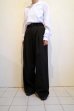 画像9: ssstein       TWIST SEAM WIDE EASY TROUSERS・BLACK