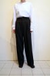 画像7: ssstein       TWO TUCK EASY TROUSERS・BLACK