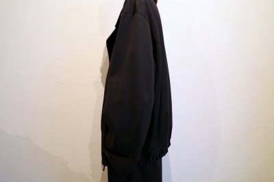 画像11: ssstein         W/SI SATIN OVERSIZED DOUBLE BREAST BLOUSON・BLACK
