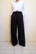 画像12: ssstein       TWIST SEAM WIDE EASY TROUSERS・BLACK