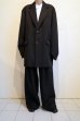 画像11: ssstein         OVERSIZED SINGLE BREASTED LONG JACKET・BLACK