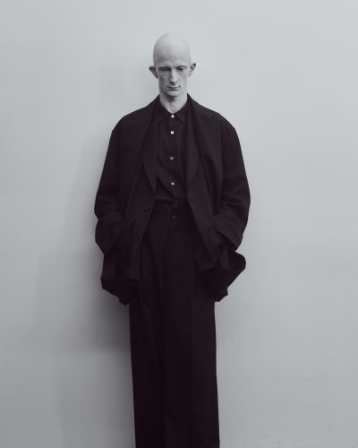画像4: ssstein         OVERSIZED LAPELED COMBINATION JACKET・BLACK