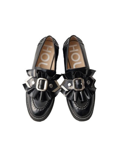 画像1: HOUGA       day and night loafer・BLACK