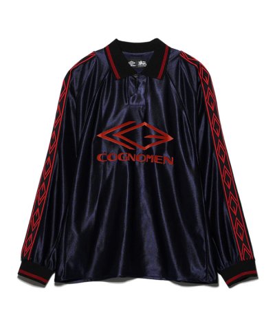 画像1: COGNOMEN       x UMBRO GAME SHIRT・NAVY