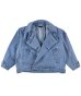 画像1: PHINGERIN       DENIM TWIN SHORT COAT (1)