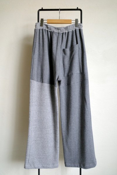 画像2: renewces       "bicolor combination pants"・d.grey×l.grey