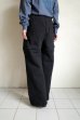 画像8: renewces       "bicolor 2 materials combi pants"・dark navy×black