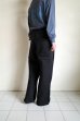 画像12: renewces       "bicolor 2 materials combi pants"・dark navy×black