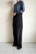 画像10: renewces       "bicolor 2 materials combi pants"・dark navy×black