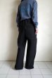 画像12: renewces       "bicolor 2 materials combi pants"・off black×black