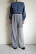 画像10: renewces       "bicolor combination pants"・d.grey×l.grey