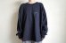 画像7: renewces       "Embroidery box L/S T-sh"・navy