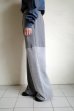 画像8: renewces       "bicolor combination pants"・d.grey×l.grey