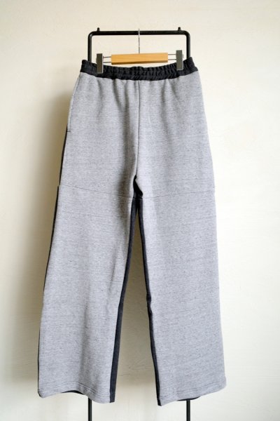 画像1: renewces       "bicolor combination pants"・l.grey×d.grey