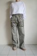 画像13: renewces       "combi pants of different materials"・camo×khaki×k.check