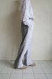 画像11: renewces       "combi pants of different materials"・wht.blue×grey