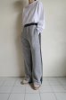 画像10: renewces       "bicolor combination pants"・l.grey×d.grey