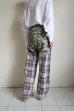 画像12: renewces       "combi pants of different materials"・camo×khaki×k.check