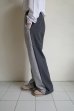 画像7: renewces       "bicolor combination pants"・l.grey×d.grey