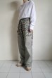 画像10: renewces       "combi pants of different materials"・camo×khaki×k.check