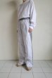 画像10: renewces       "combi pants of different materials"・wht.blue×grey