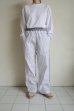 画像13: renewces       "combi pants of different materials"・wht.blue×grey