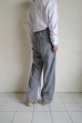 画像12: renewces       "combi pants of different materials"・wht.blue×grey