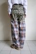 画像8: renewces       "combi pants of different materials"・camo×khaki×k.check