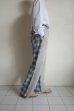 画像11: renewces       "bicolor combination pants"・g.beige×tartan checked