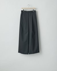 ssstein       OVERTUCKED EXTRA WIDE TROUSERS・BLACK