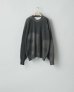 画像1: ssstein         DISCOLORATION RIB KNIT LS・GREY (1)