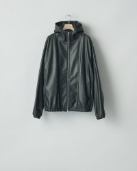 ssstein         LEATHER HOODED SHORT JACKET