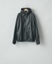 画像1: ssstein         LEATHER HOODED SHORT JACKET (1)