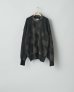 画像1: ssstein         DISCOLORATION RIB KNIT LS・BLACK (1)