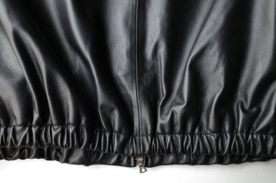 画像6: ssstein         LEATHER HOODED SHORT JACKET・BLACK