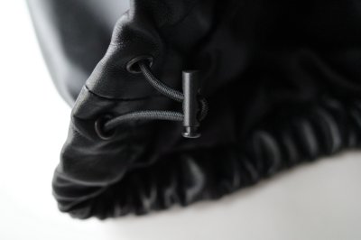 画像3: ssstein         LEATHER HOODED SHORT JACKET・BLACK