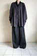 画像12: ssstein       OVERSIZED DOWN PAT SHIRT・DARK CHARCOAL