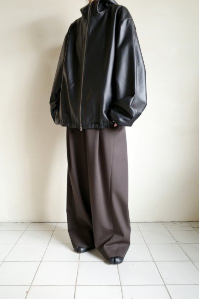 画像11: ssstein         LEATHER HOODED SHORT JACKET・BLACK