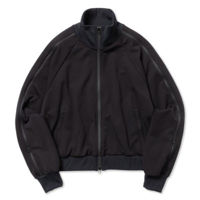 画像1: ROTOL       DOUBLE ZIP TRACK JACKET・BLACK