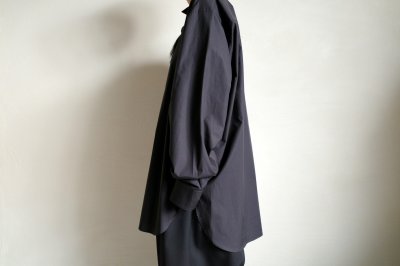 画像6: ssstein       OVERSIZED DOWN PAT SHIRT・DARK CHARCOAL