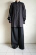 画像8: ssstein       OVERSIZED DOWN PAT SHIRT・DARK CHARCOAL